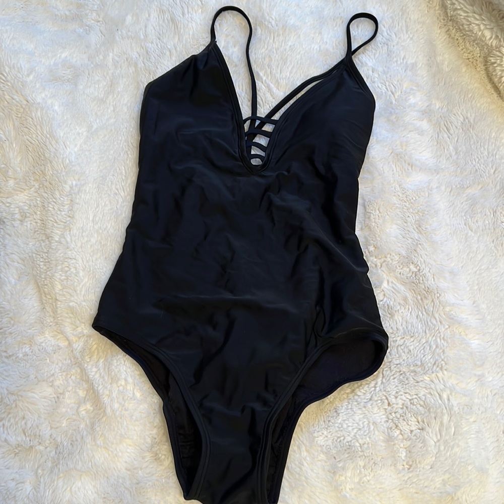 Black bathing suit